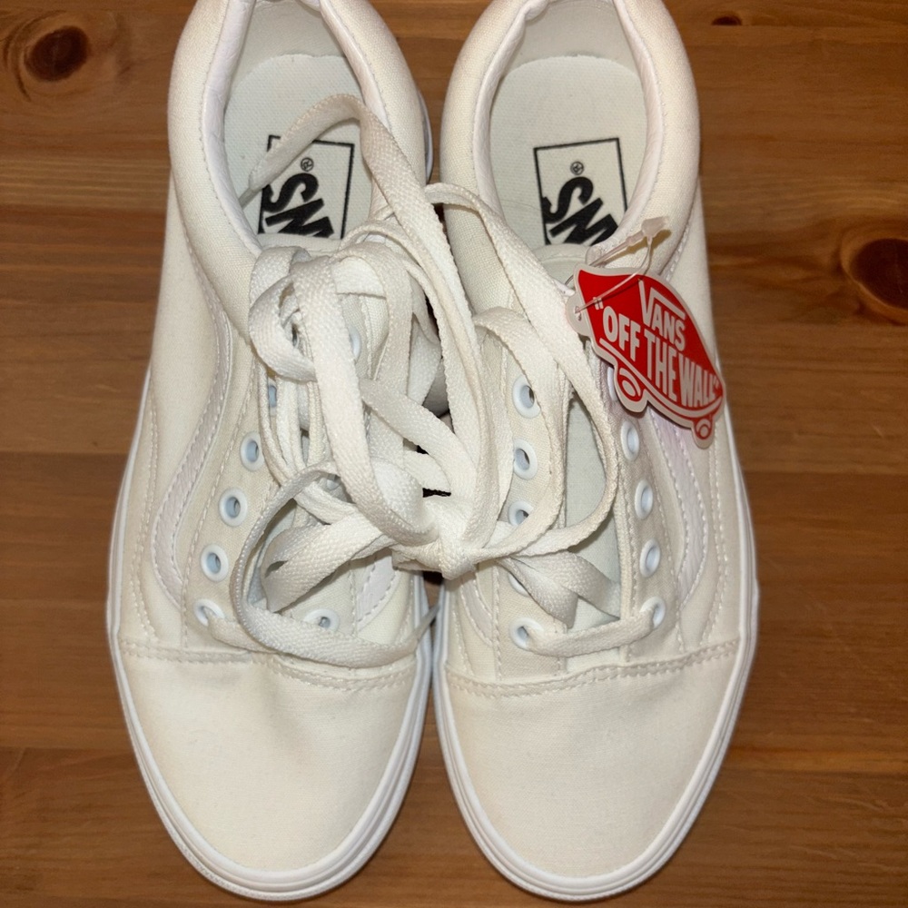 Vans Off-White Lace-Up Sneakers